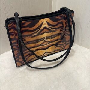 Unique Tiger Print Shoulder Bag - Vintage Inspired